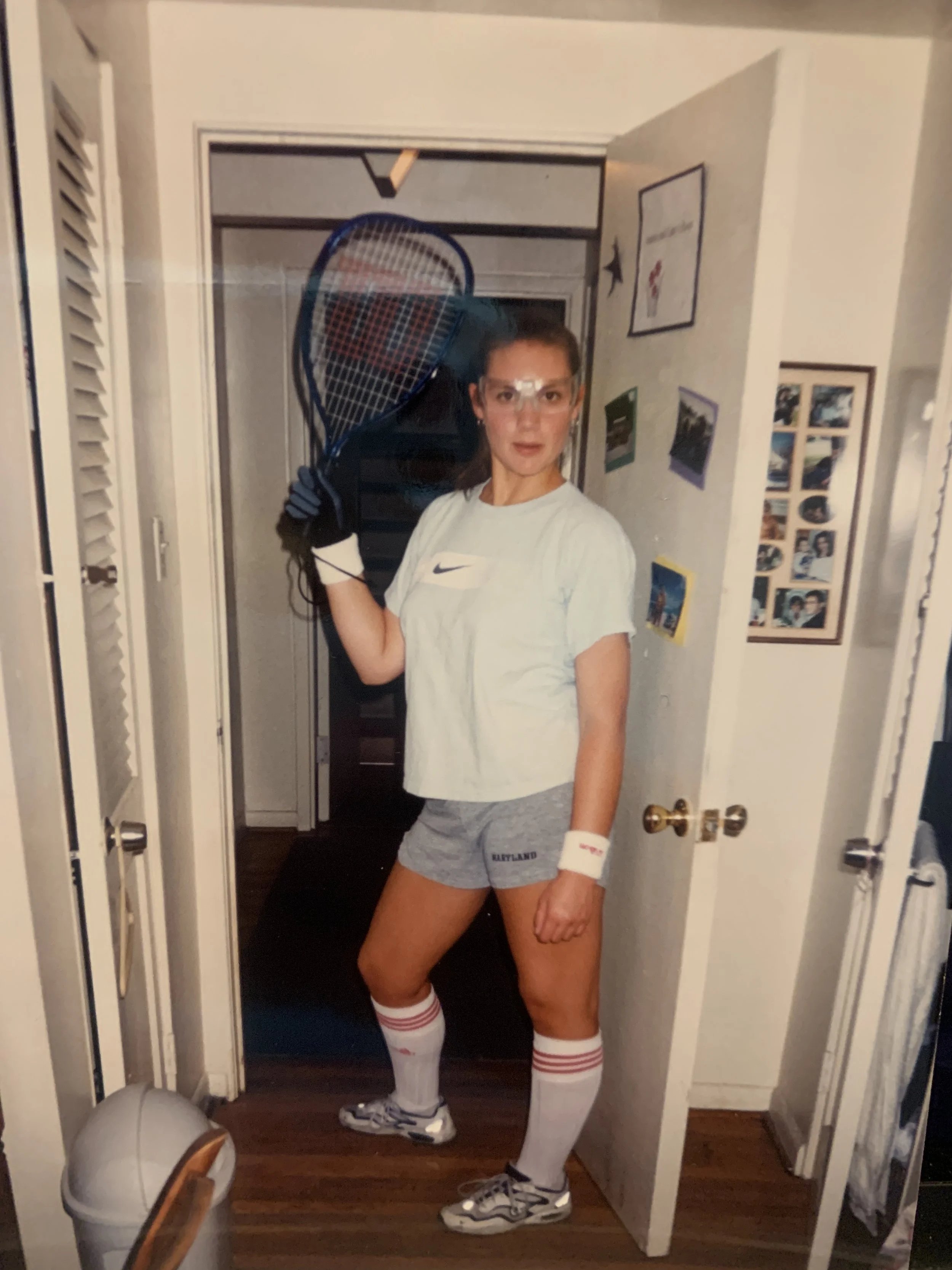 Mind games on the racquetball court