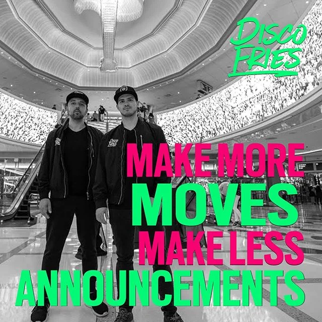 We live in a time where we have the attention of a fan or potential fan for milliseconds&hellip; do you want to waste it on hyping something that isn&rsquo;t out yet or would you rather get them to listen or watch something that&rsquo;s already live,