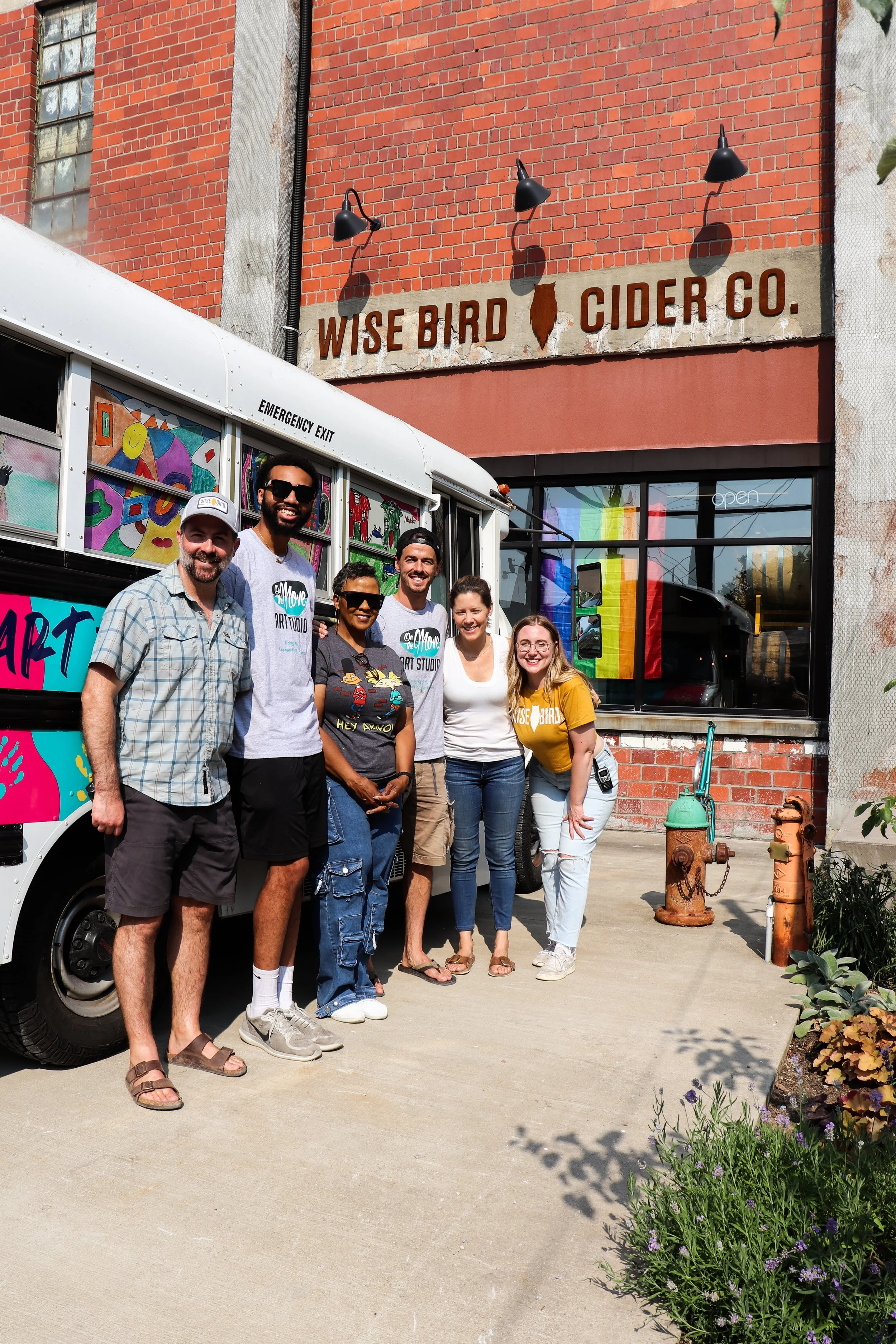 Wise Bird Cider with Charity Partner On The Move Studio.jpg
