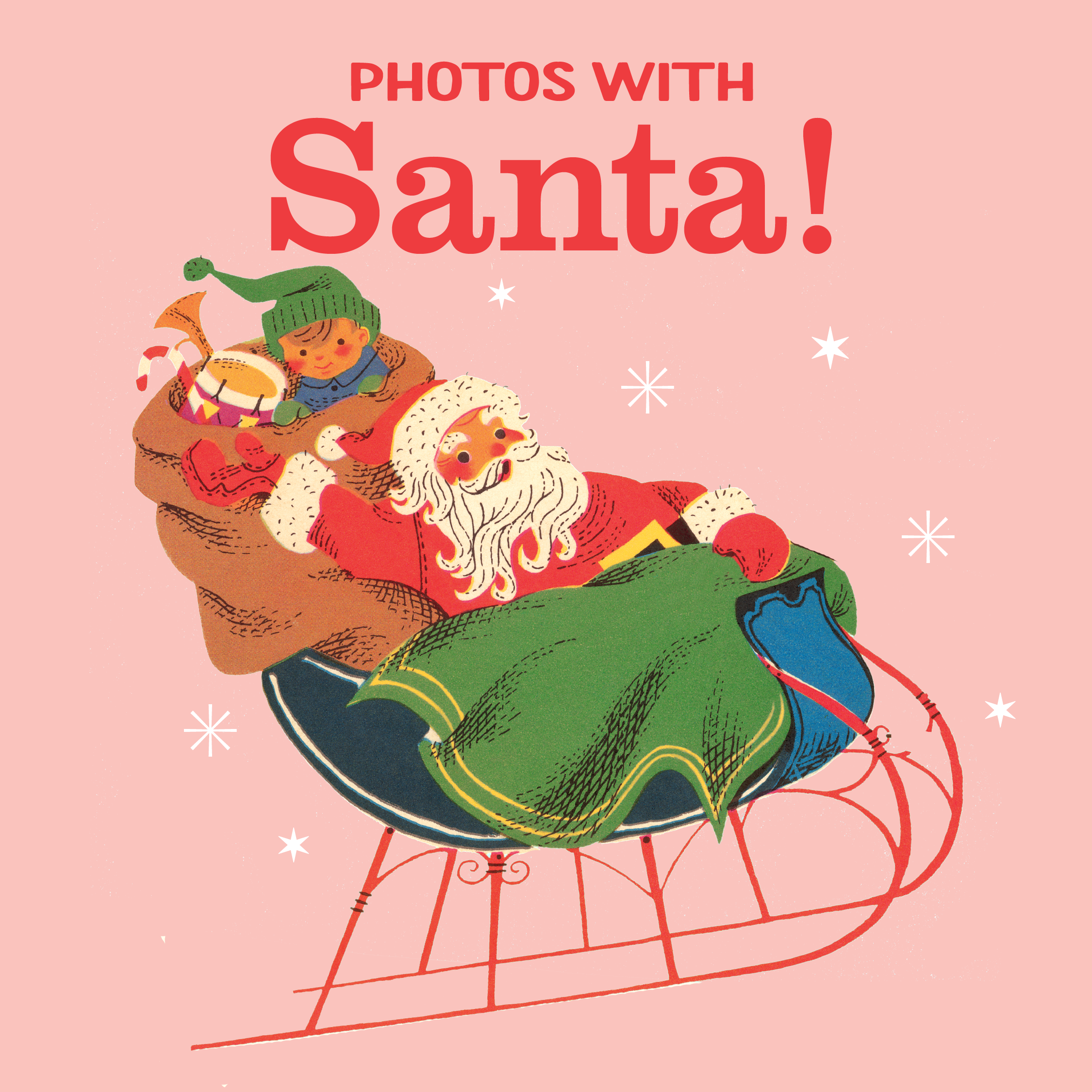 Santa Photos at the Mart