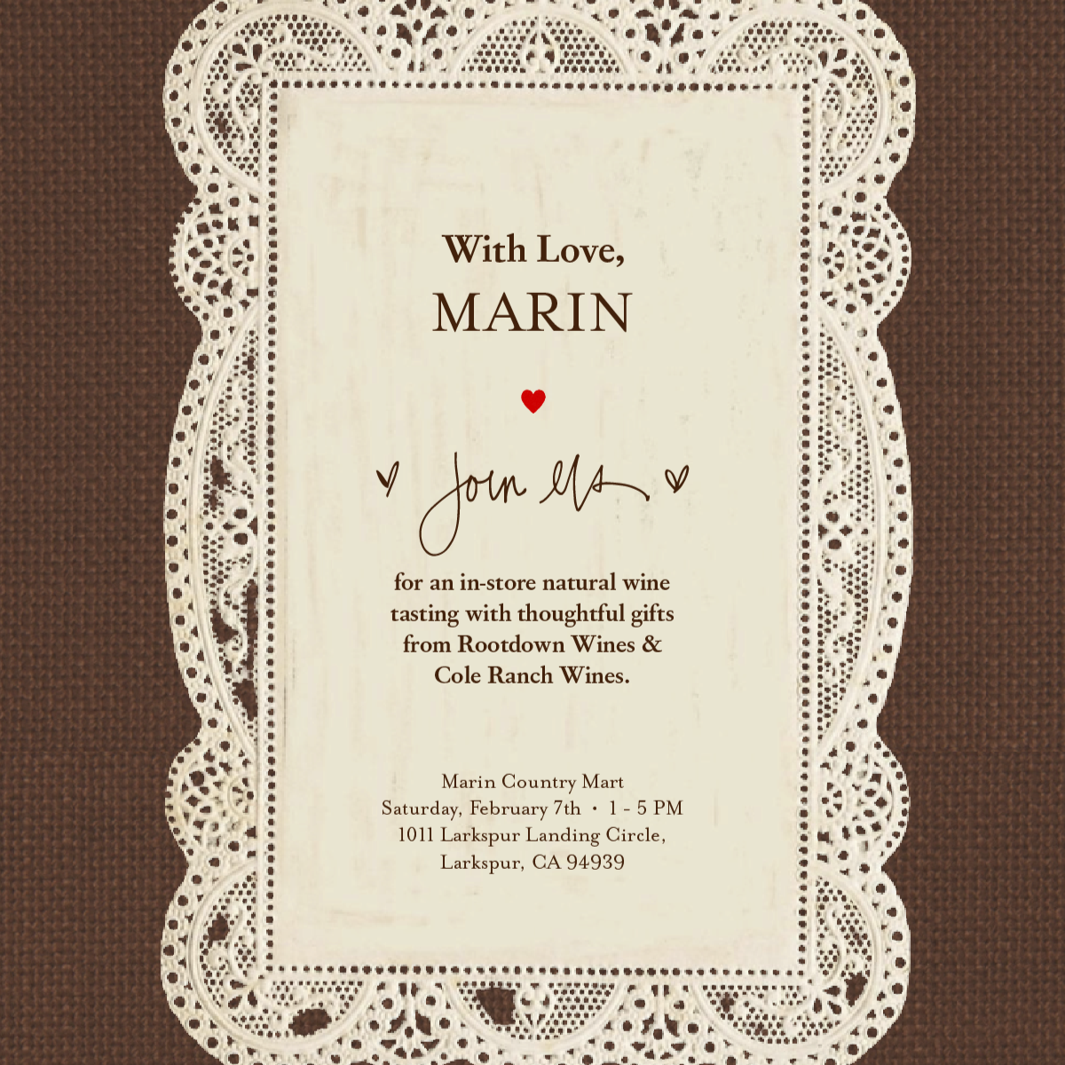 Wine Tasting with Rootdown Wines