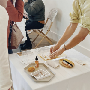 Mini Mani's with Bare Hands at Goop