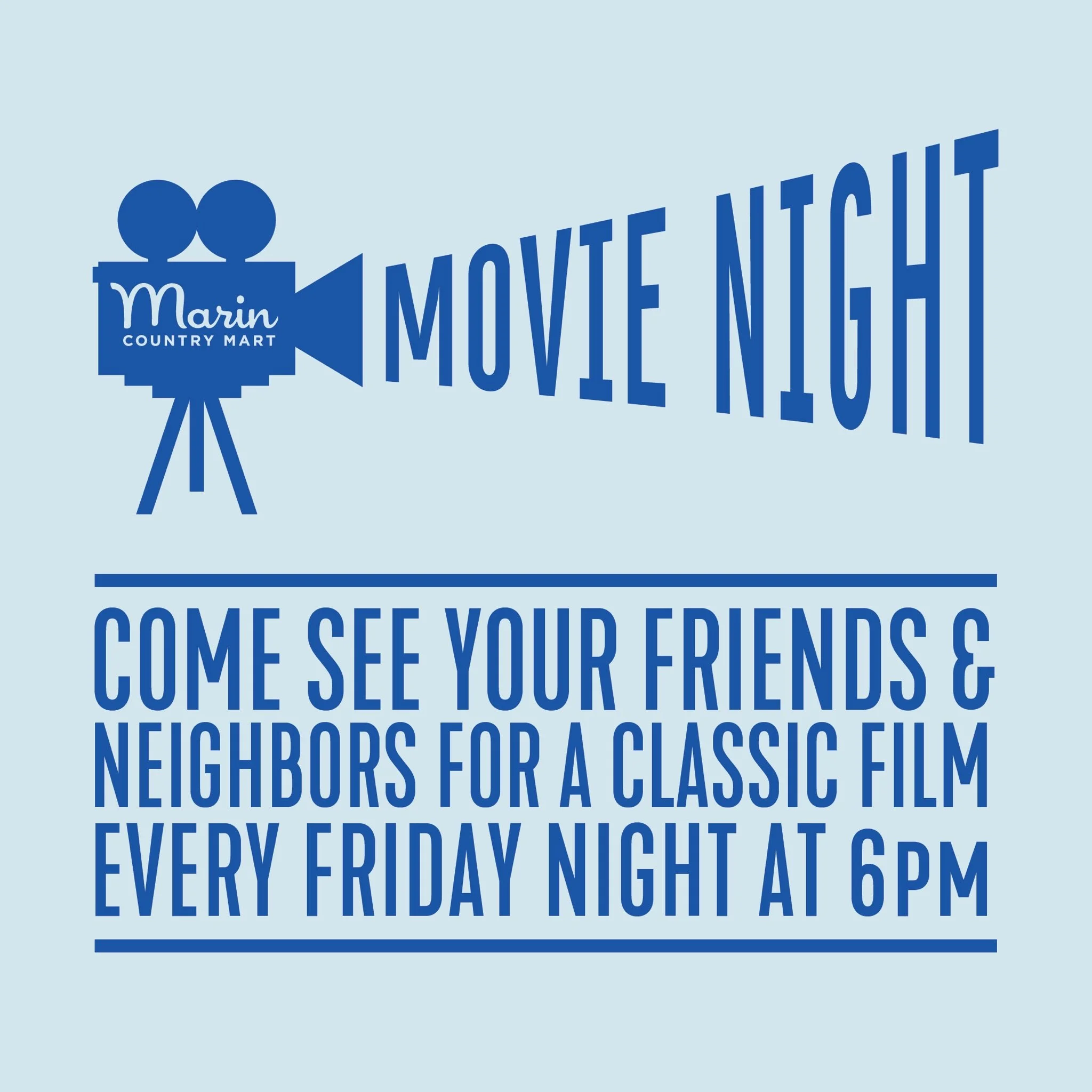 Movie Night at Marin Country Mart