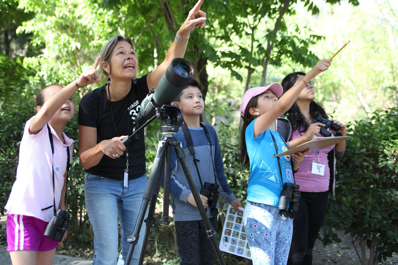 April Gaydos at parque juarez with kids.jpg