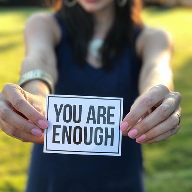 Wait, don't keep scrolling. Take this message in for a moment. You. Are. Enough.
Yes, YOU. #mondaymotivation .
.
.
.
.
#dontgiveupsigns #bekind #lovewins #communityofcare #youareenough 📷 via @dontgiveupsigns