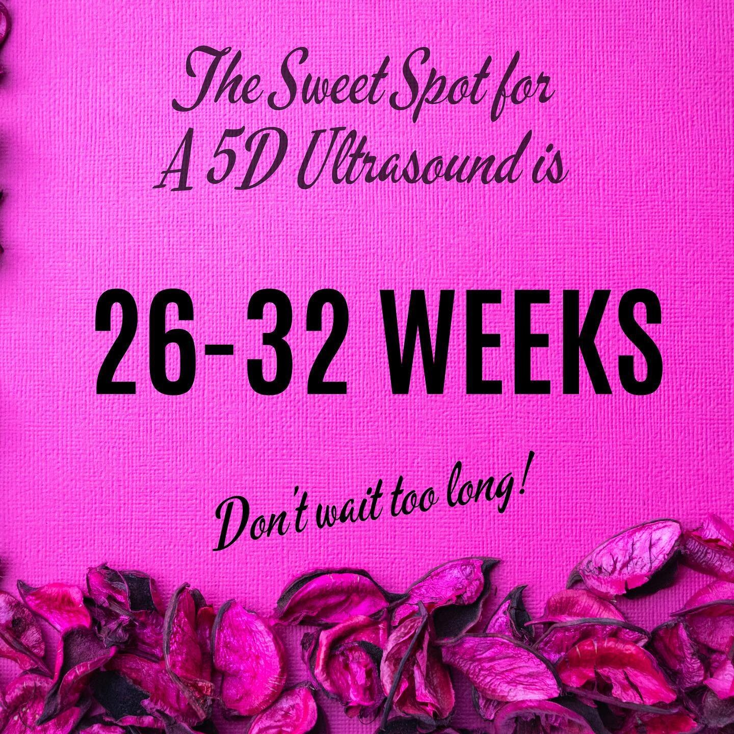 We&rsquo;ve had a lot of moms coming in after the 34 week mark! Don&rsquo;t wait that long mama! Get in her ASAP! &hearts;️

#3dultrasound #4dultrasound #5dultrasound #genderdetermination #3dultrasound #genderreveal #genderrevealideas #genderrevealpa