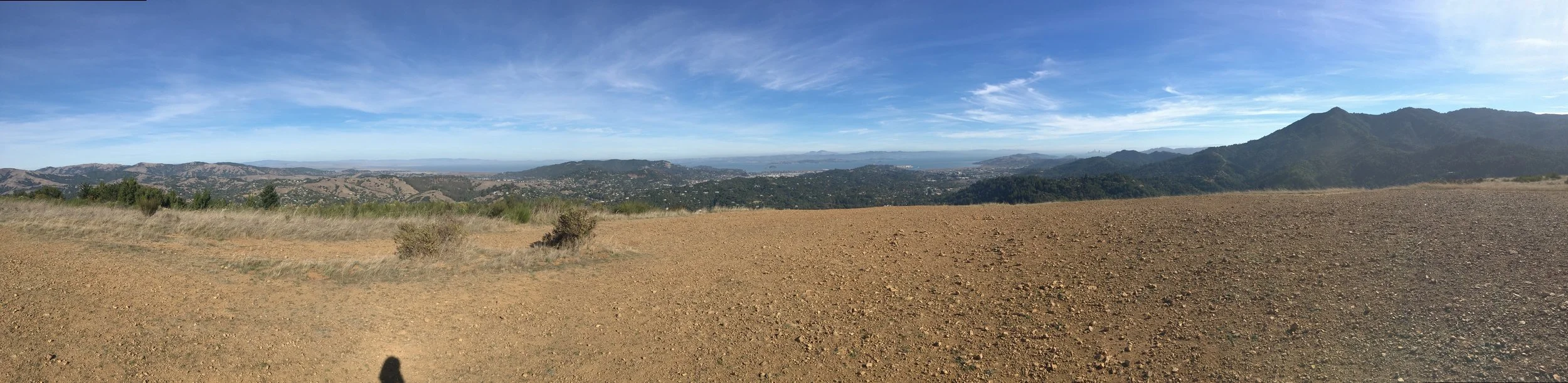 The top of Bald Hill overlooking Mount Tamalpais, where Eric Ryan and Ricky Chilcott decided that they would partner on Mission Met.
