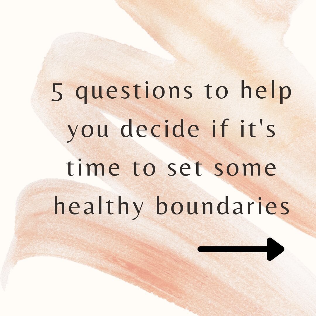 Healthy boundaries&hellip;

I didn&rsquo;t start to set healthy boundaries until my mid 30&rsquo;s. It was something that was never modelled and so I just didn&rsquo;t know how to set boundaries without feeling guilty.

Creating healthy boundaries is