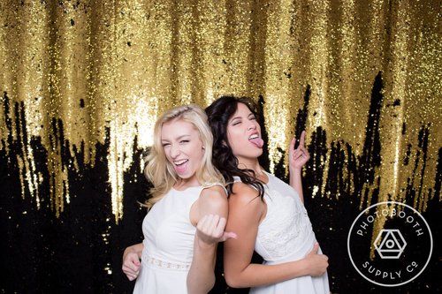 Gold &amp; Black Sequin (Copy)