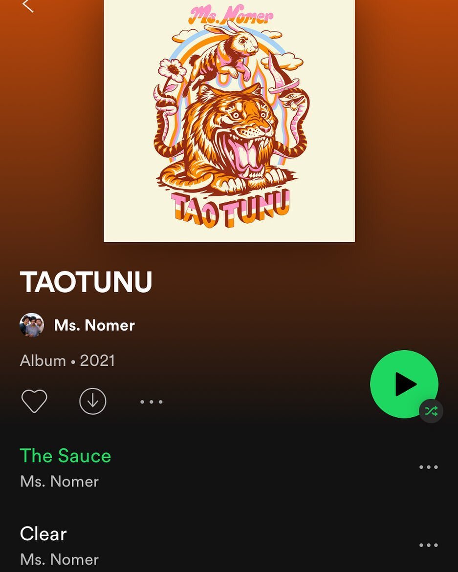IT&rsquo;S FINALLY HERE! 🥳 Our debut album, &ldquo;TAOTUNU&rdquo; is out now! Find it on Spotify or wherever you get your muzik!!! Comment below with your favorite song from the album and we&rsquo;ll see ya tonight at the @aggietheatre with @the_nig