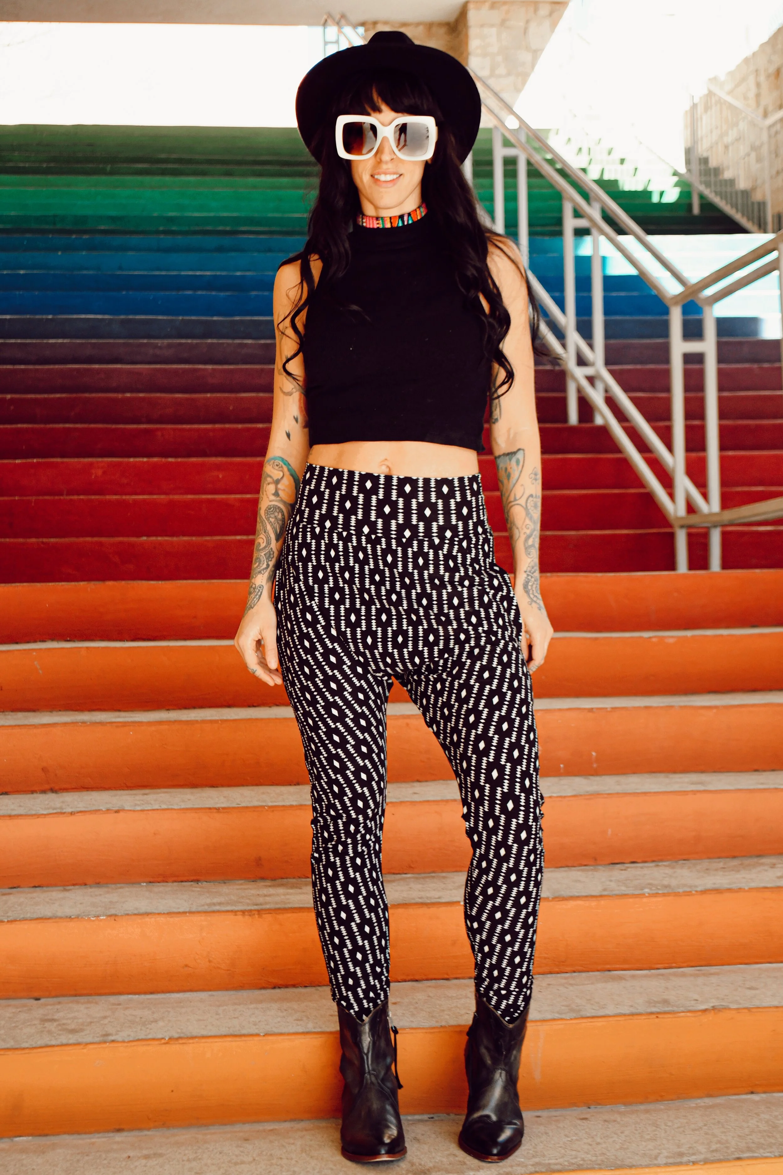 Black Mamba Harem Pants - Made From Recycled Plastic Bottles