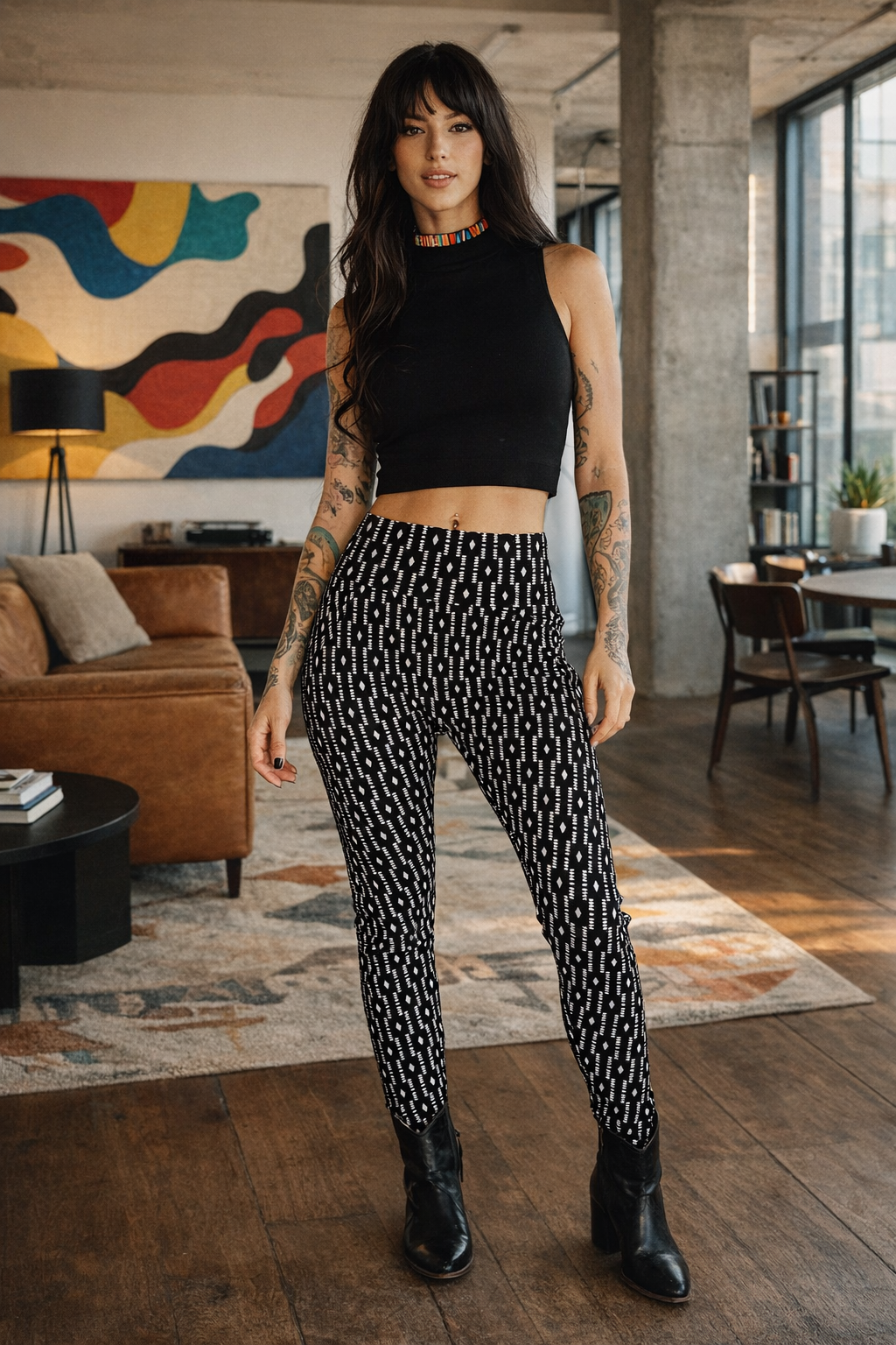 Black Mamba Harem Pants - Made From Recycled Plastic Bottles