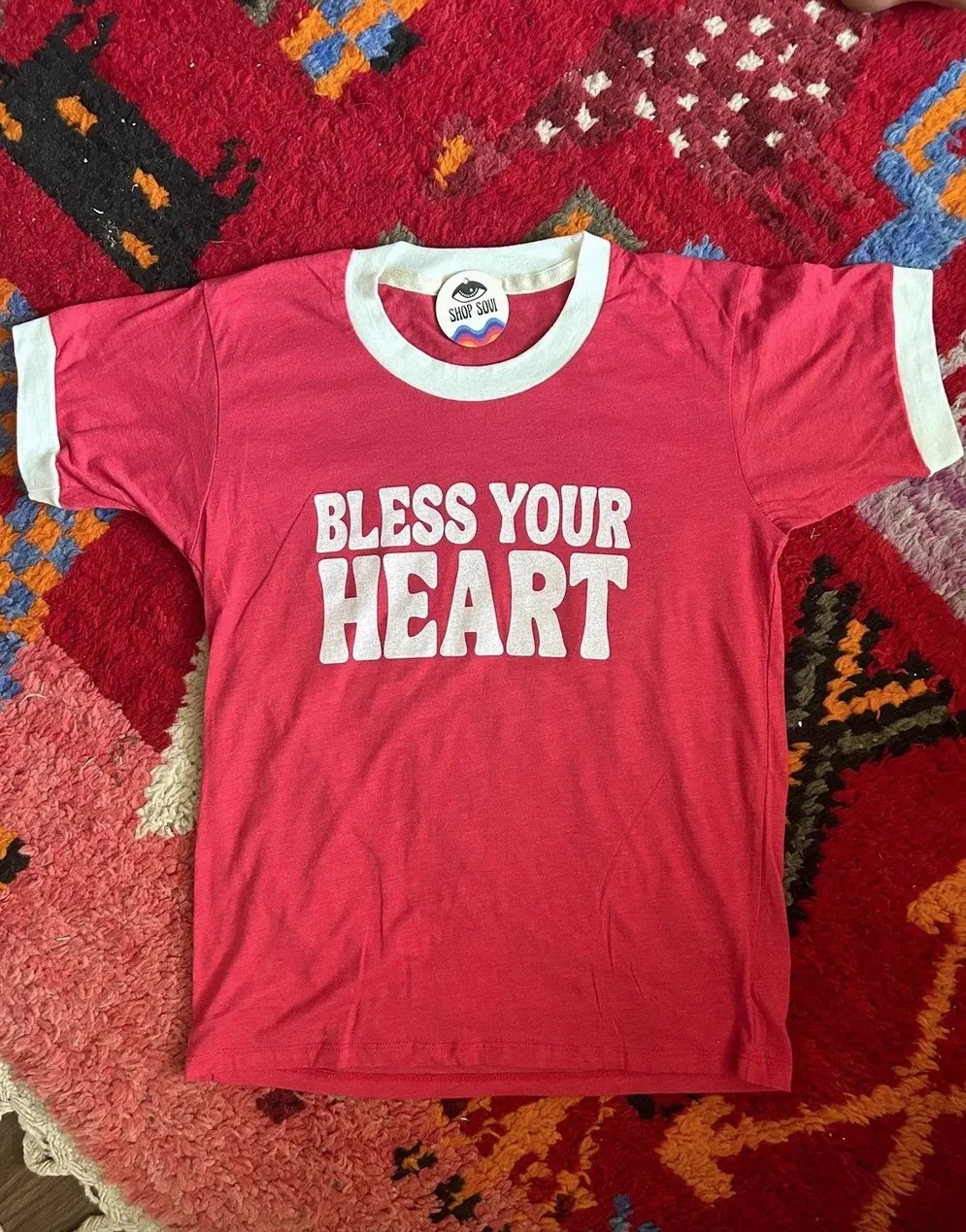 Bless Your Heart - Red Ringer Tee