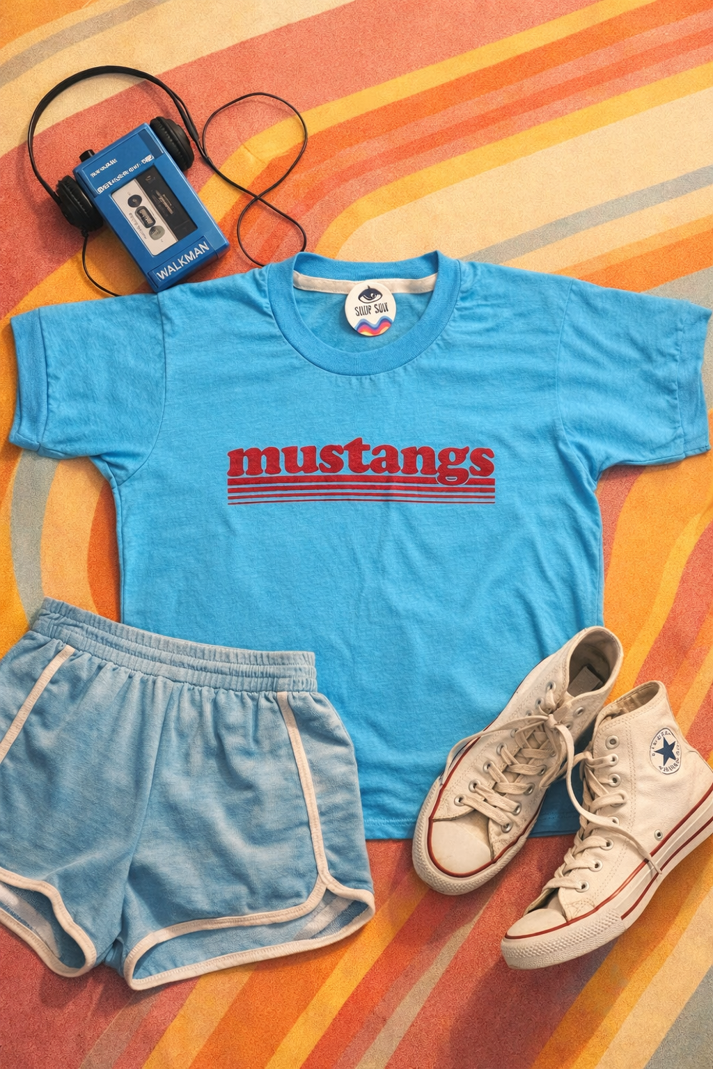 Mustangs Ringer Tee