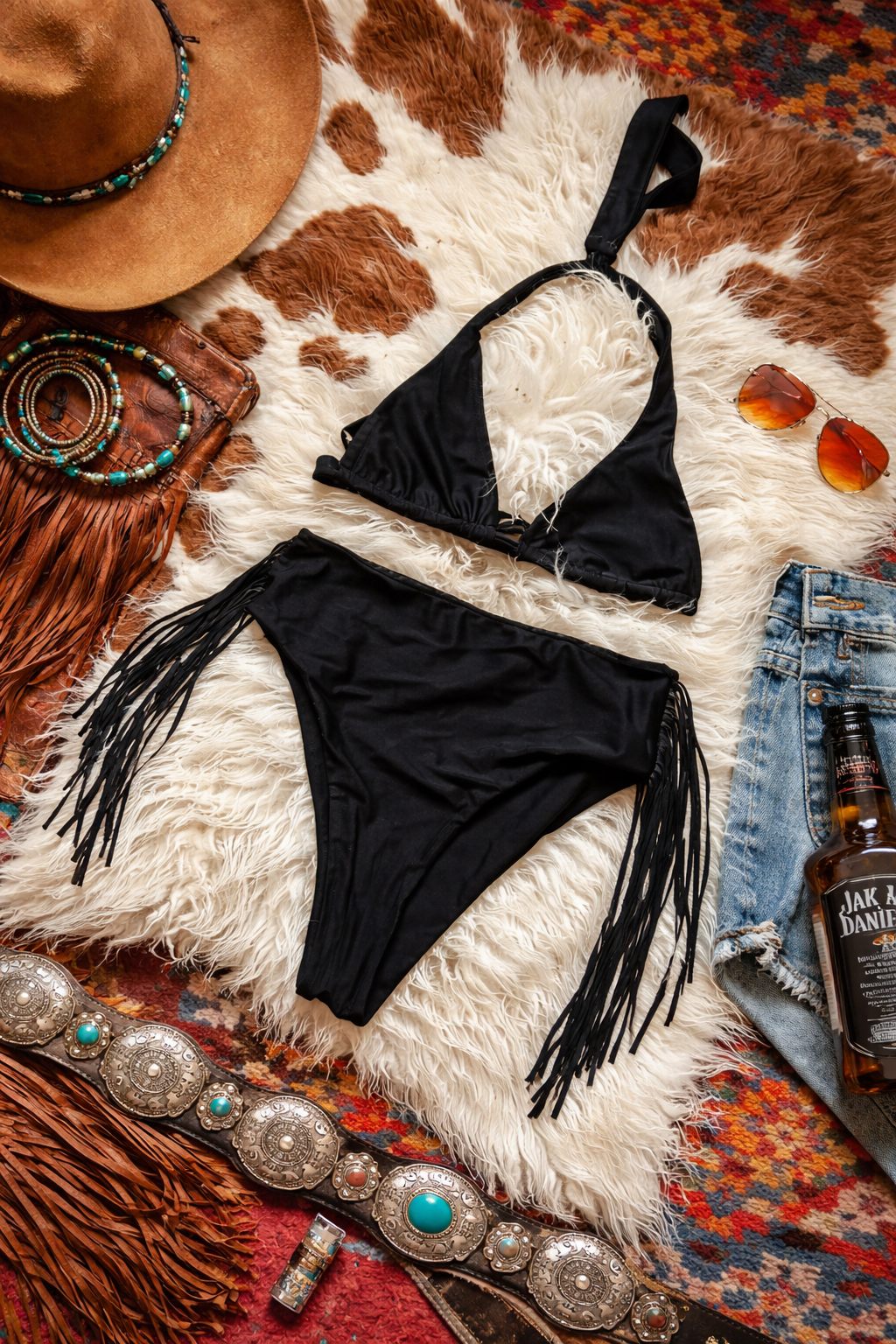 Luna Fringe Bikini