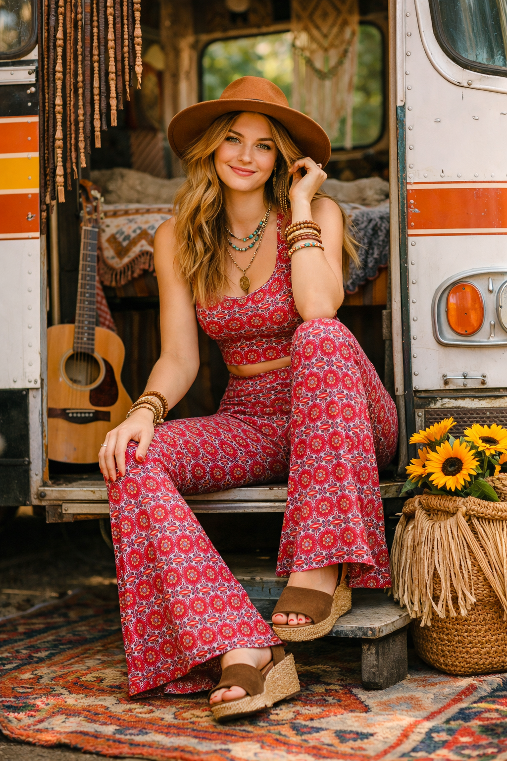 Kaleidoscope Bell Bottoms - Made From Recycled Plastic Bottles