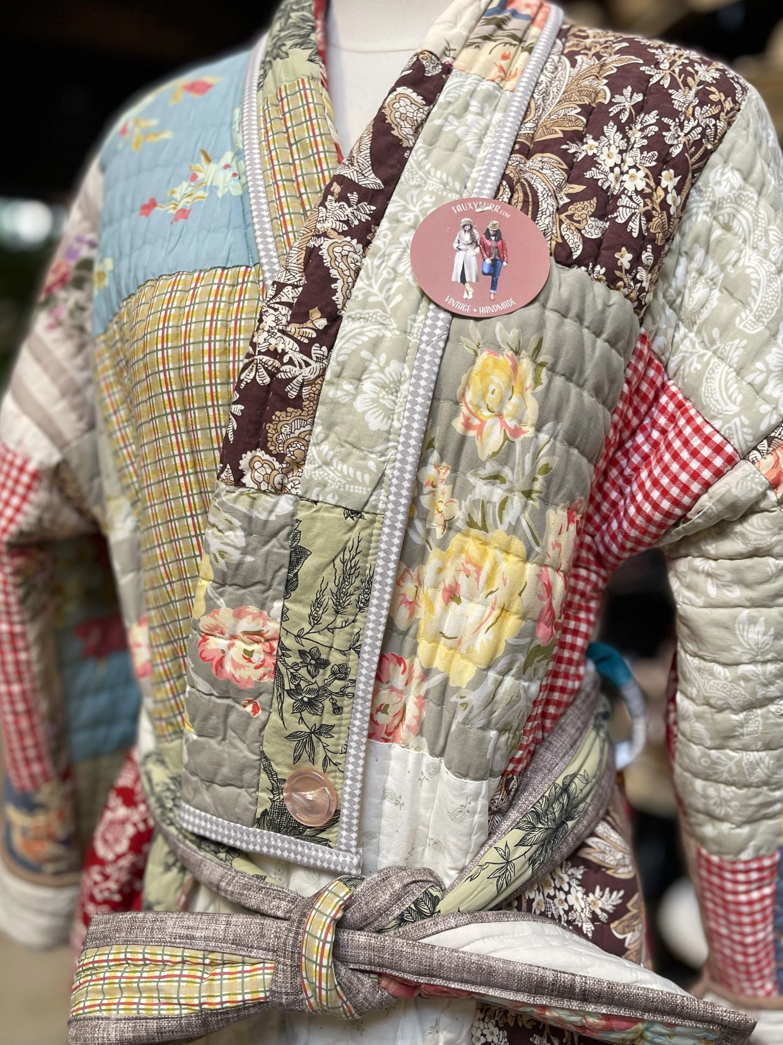 Meet "Claudia"  a Handmade House Coat