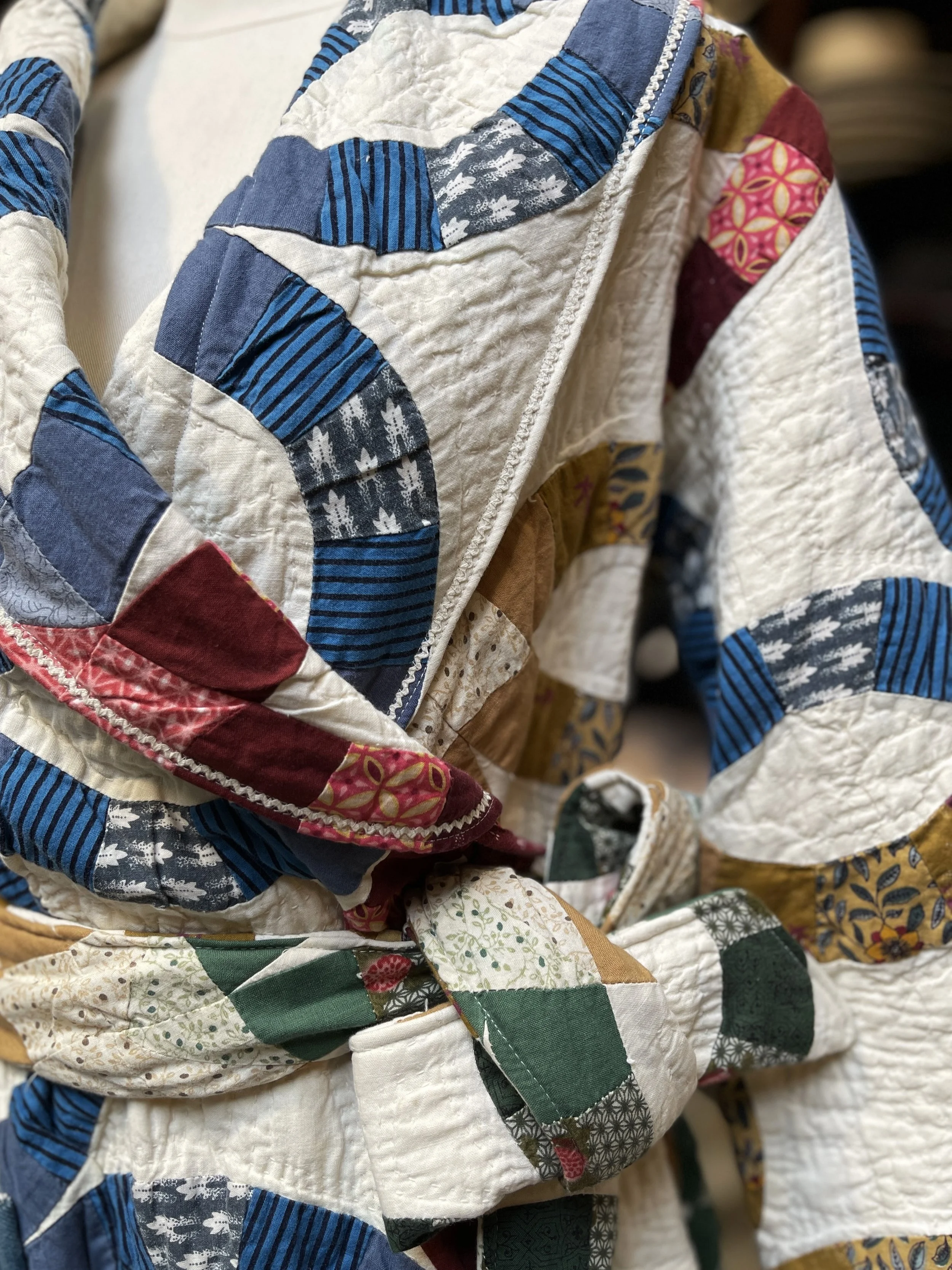 Meet "Eunice"  a Handmade House Coat - SOLD