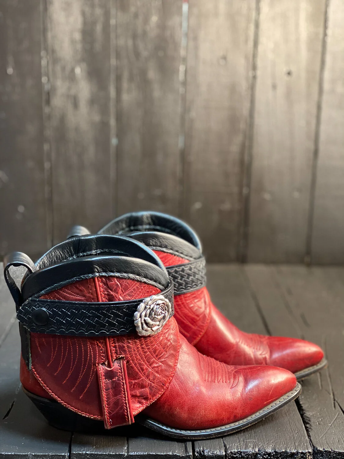 Codewest Booties Women US 7, Custom Code West boots — FauxyFurr Vintage + Handmade