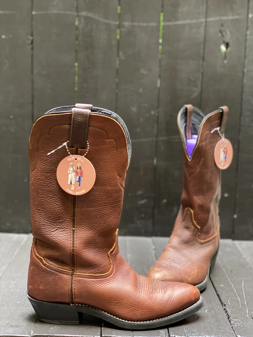 Womens 11.5, Tony Lama Boots — FauxyFurr Vintage + Handmade display picture 3