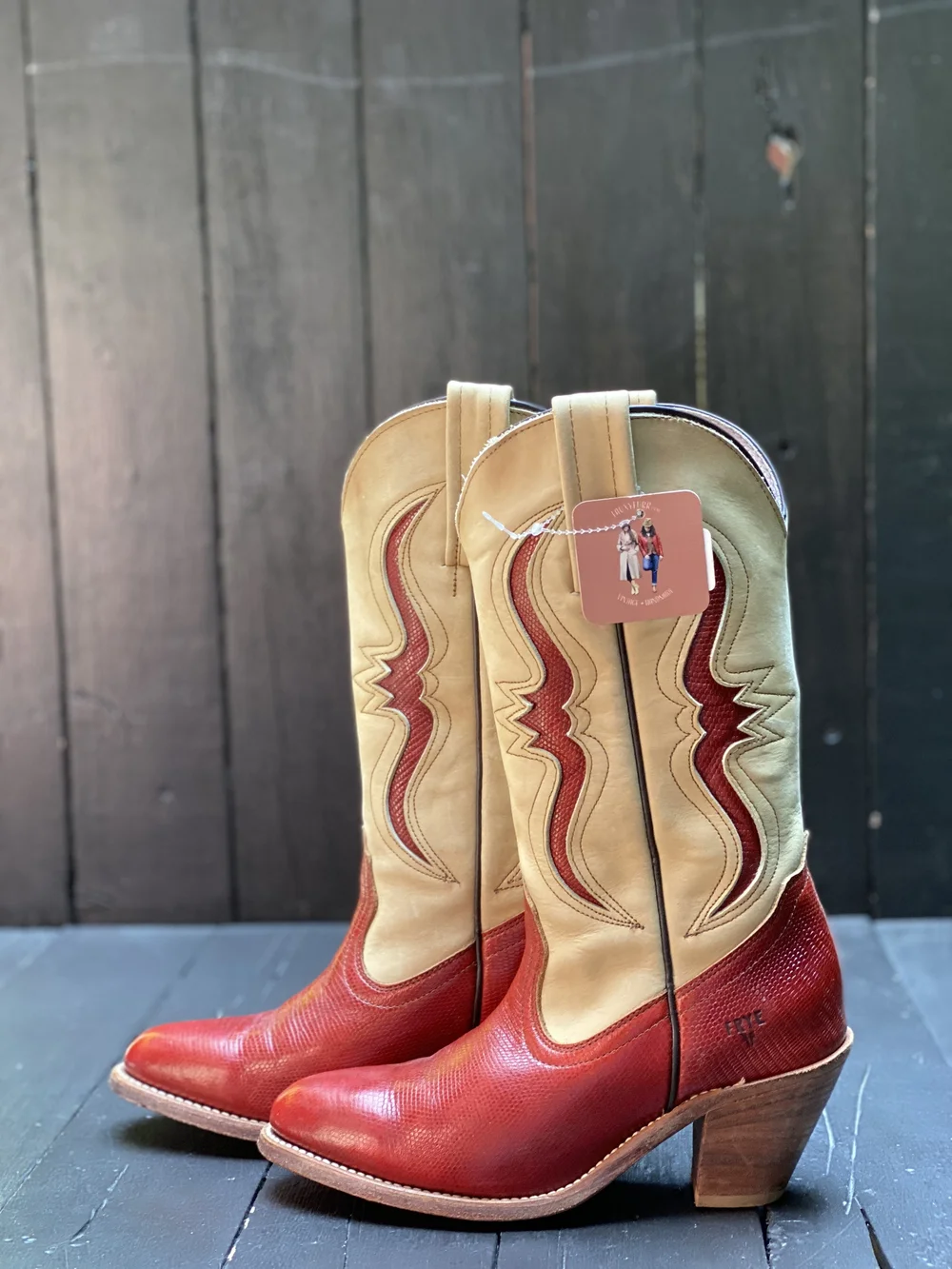 Womens 7.5, Frye Boots — FauxyFurr Vintage + Handmade