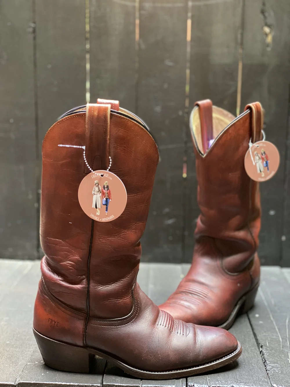 FRYE Mayer men’s boots (shoes) 9 D Mens 9D, Frye Boots — FauxyFurr Vintage + Handmade main image 3