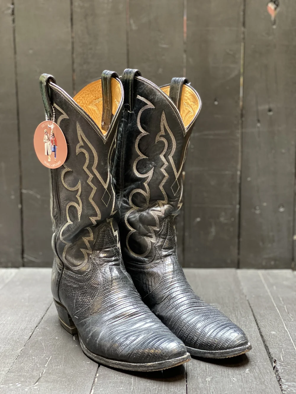 Mens 10, Tony Lama Boots — FauxyFurr Vintage + Handmade display picture 2