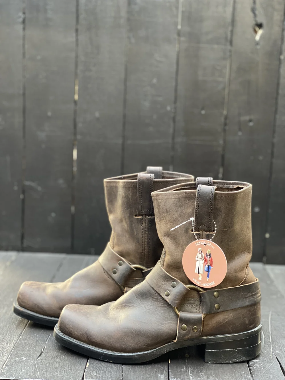 Mens 9.5, Frye Boots — FauxyFurr Vintage + Handmade display picture 2