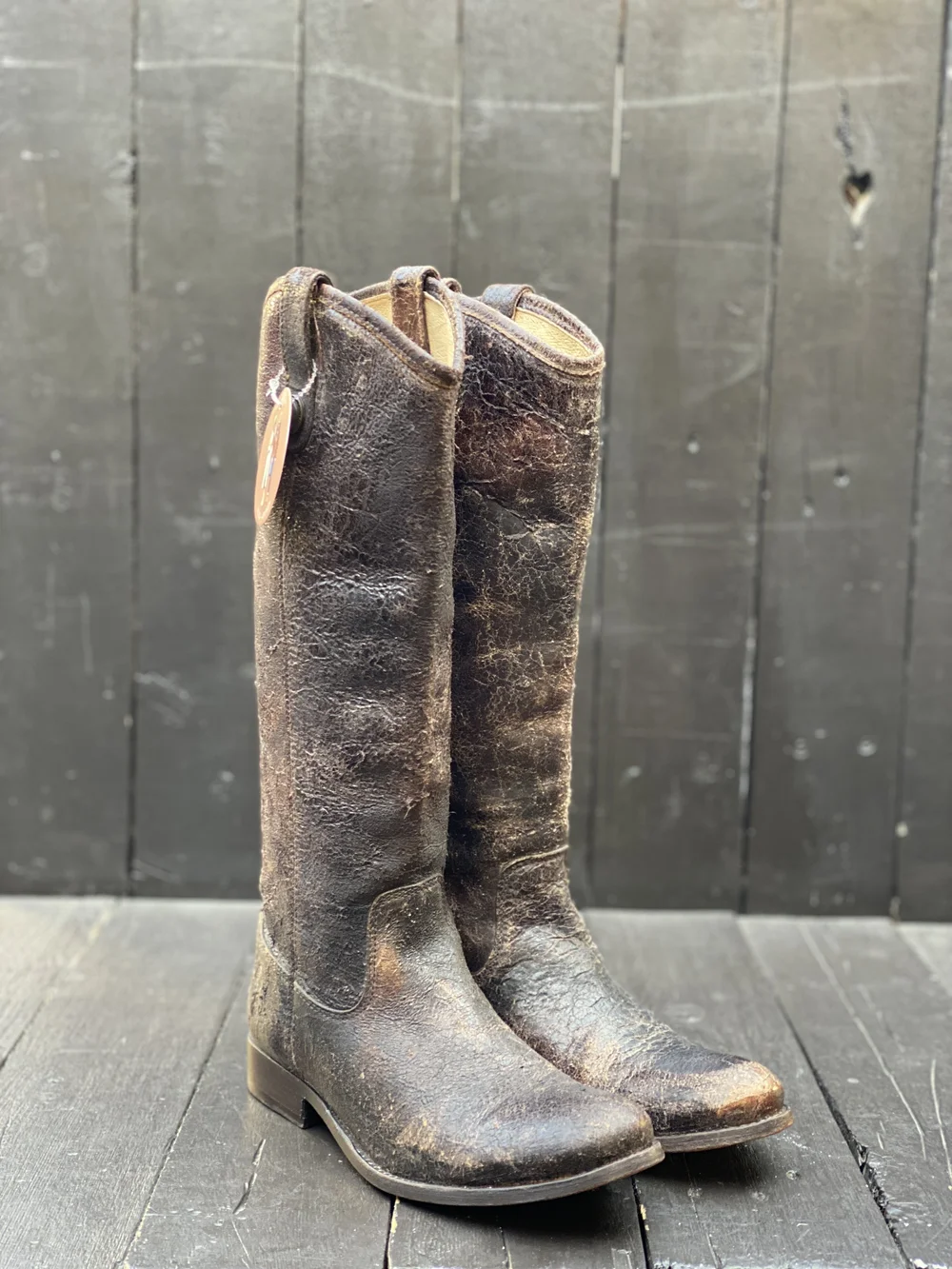 Womens 8.5, Frye Boots — FauxyFurr Vintage + Handmade display picture 1