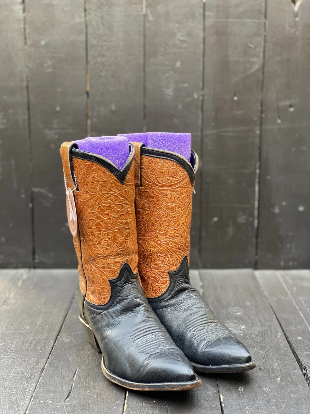 Womens 7, Tony Lama Boots — FauxyFurr Vintage + Handmade display picture 1