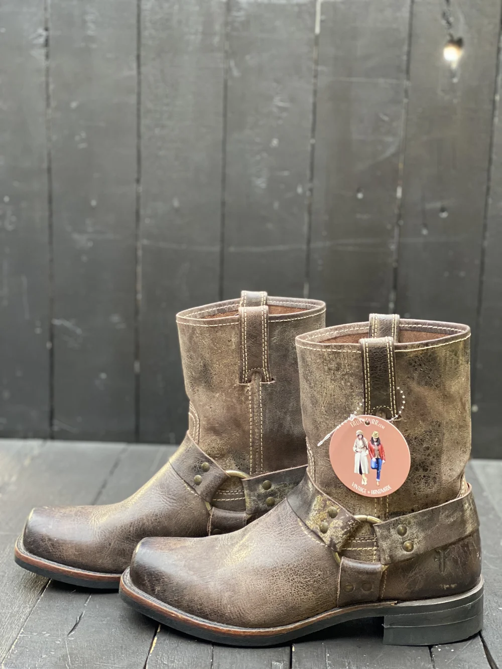 Mens 9.5, Frye Boots — FauxyFurr Vintage + Handmade display picture 2