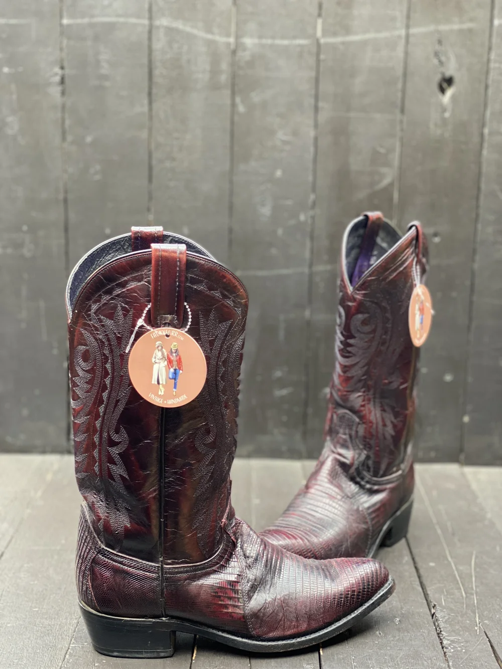 Mens 8.5, Dan Post Boots — FauxyFurr Vintage + Handmade display picture 3
