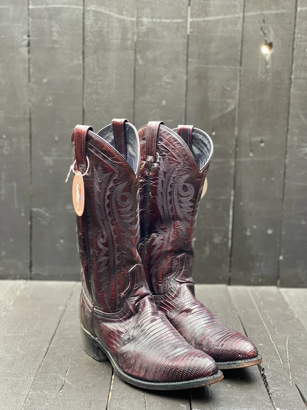 Mens 8.5, Dan Post Boots — FauxyFurr Vintage + Handmade display picture 3