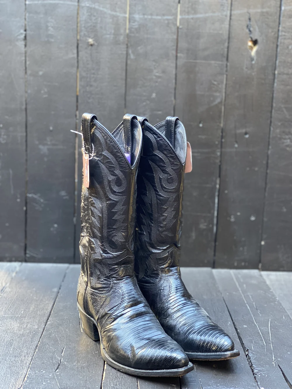 Mens 7.5, Justin Boots — FauxyFurr Vintage + Handmade