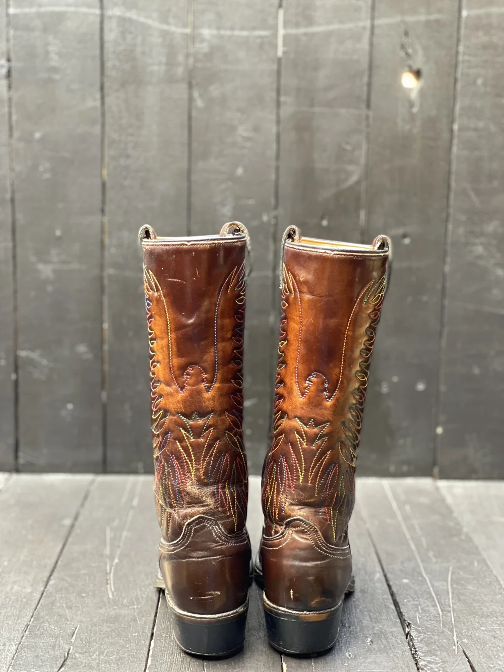 Mens 7D, Wrangler Boots — FauxyFurr Vintage + Handmade display picture 1