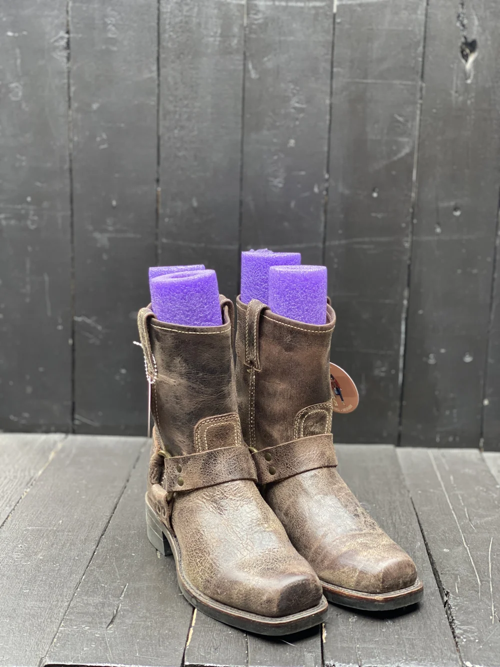 Mens 7.5, Frye Boots — FauxyFurr Vintage + Handmade display picture 1