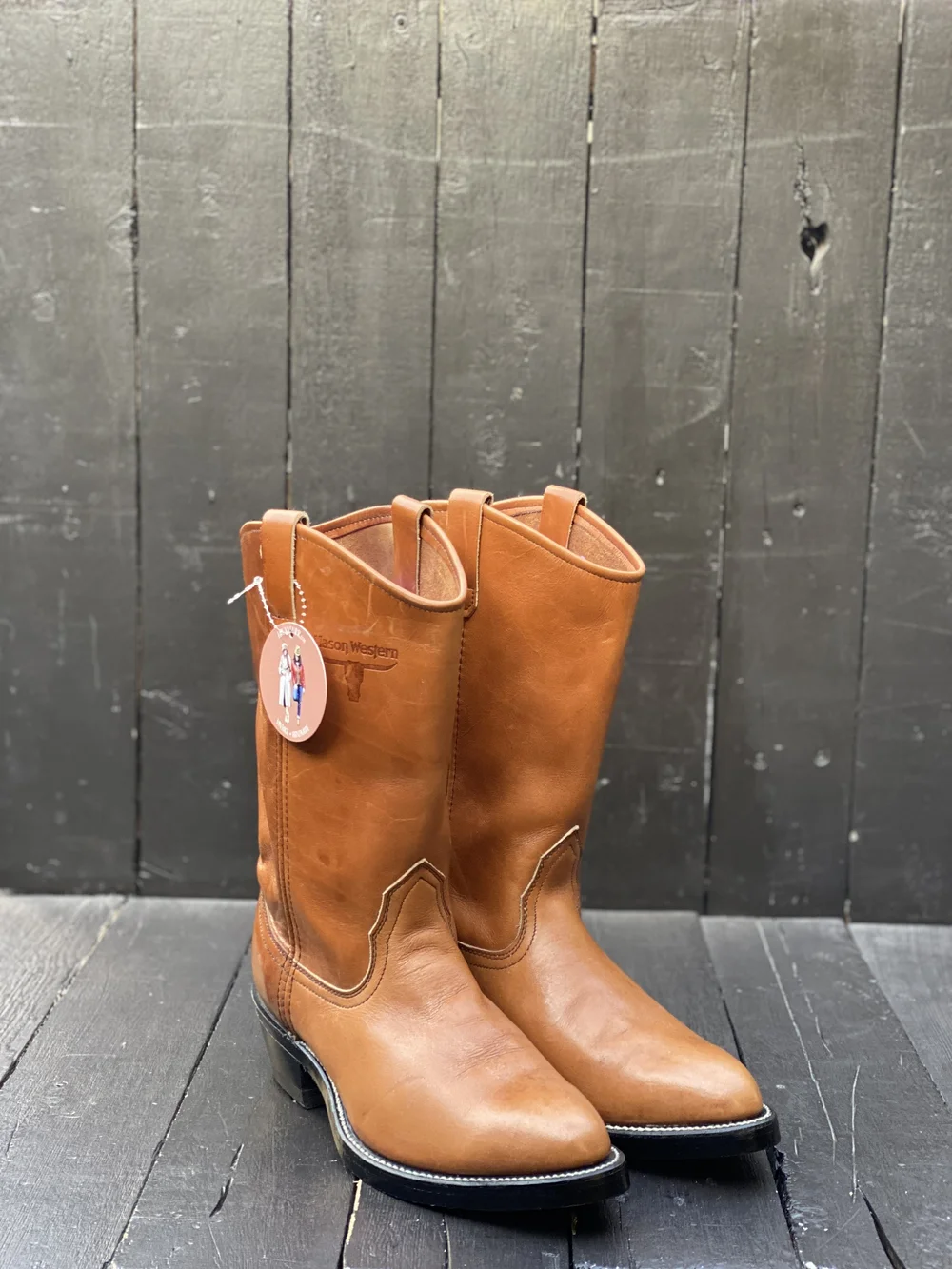 Mens 9.5, Mason Western Boots — FauxyFurr Vintage + Handmade display picture 2