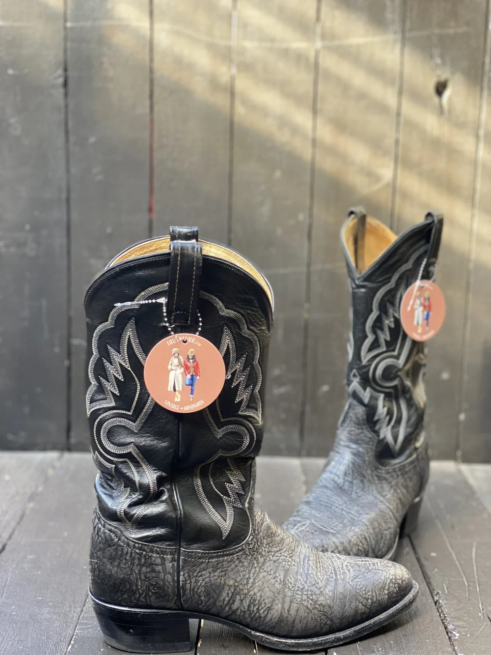 Mens 10, Tony Lama Boots — FauxyFurr Vintage + Handmade display picture 1