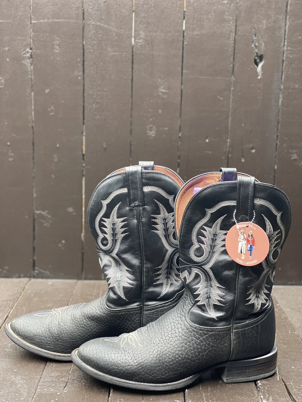 Mens 12D, Tony Lama Boots — FauxyFurr Vintage Handmade