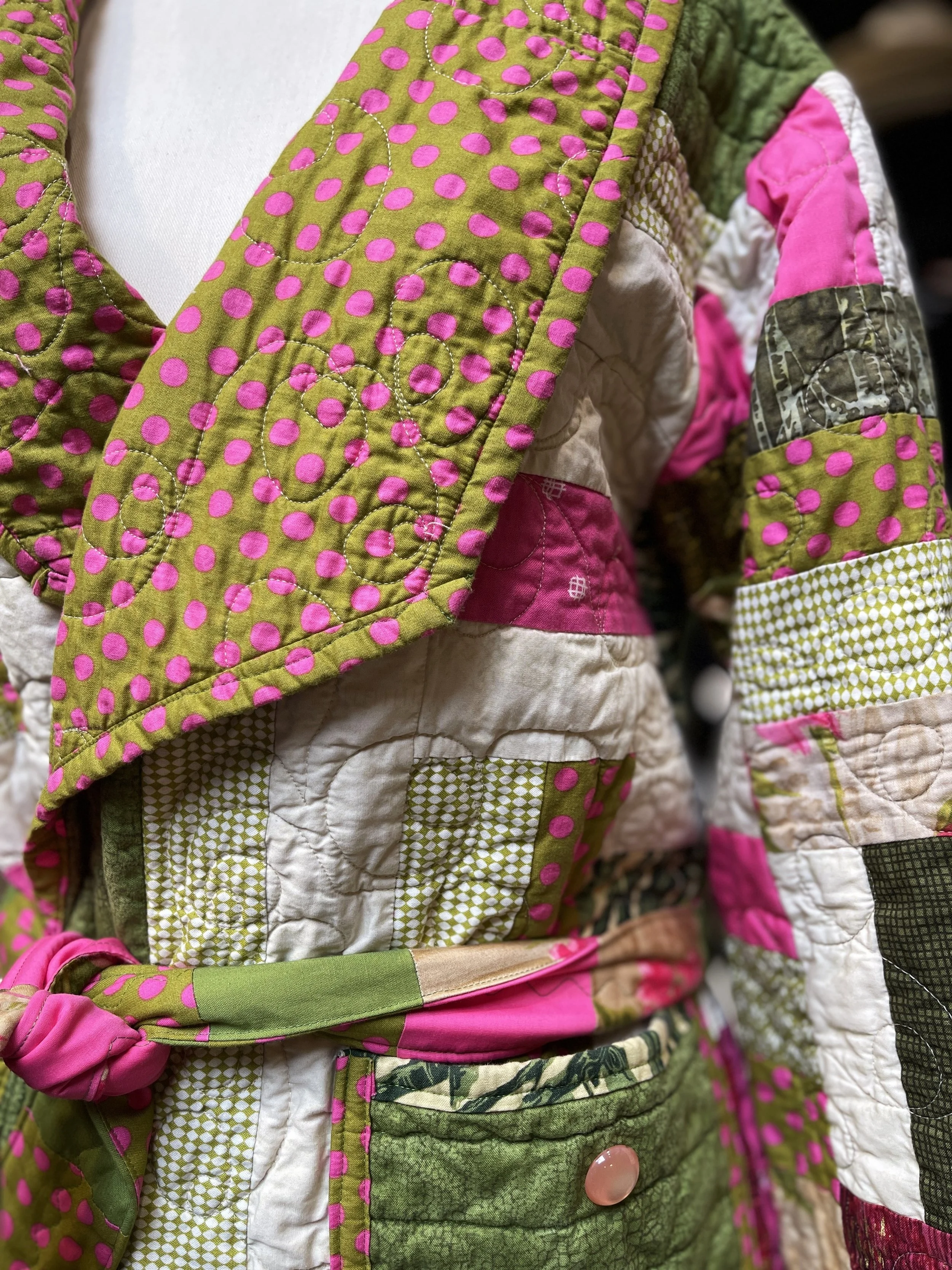 Meet "Verla"  a Handmade House Coat - SOLD