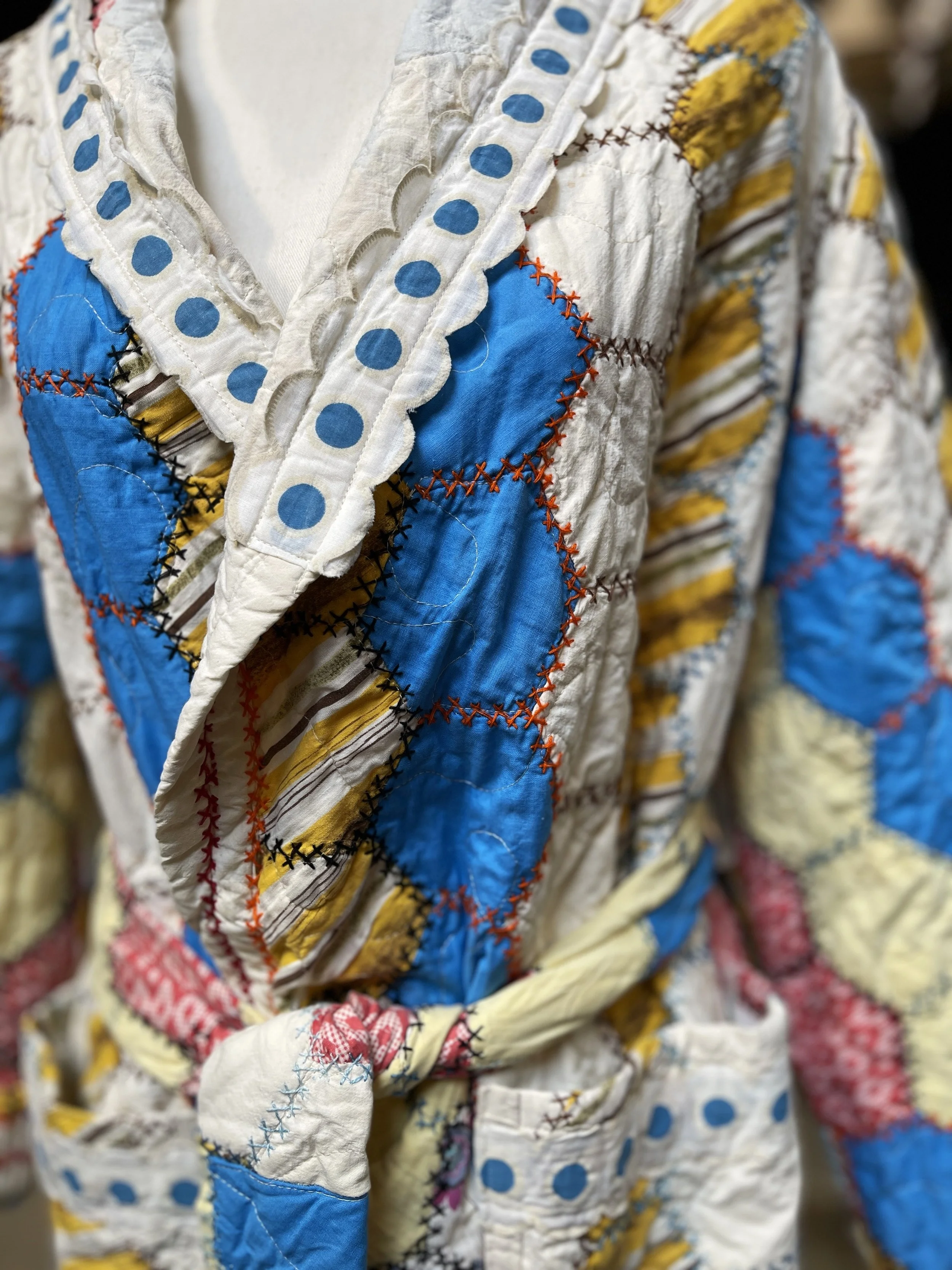 Meet "Clementine"  a Handmade House Coat - SOLD