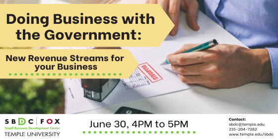 Doing Business with the Government: New Revenue Streams for your Business