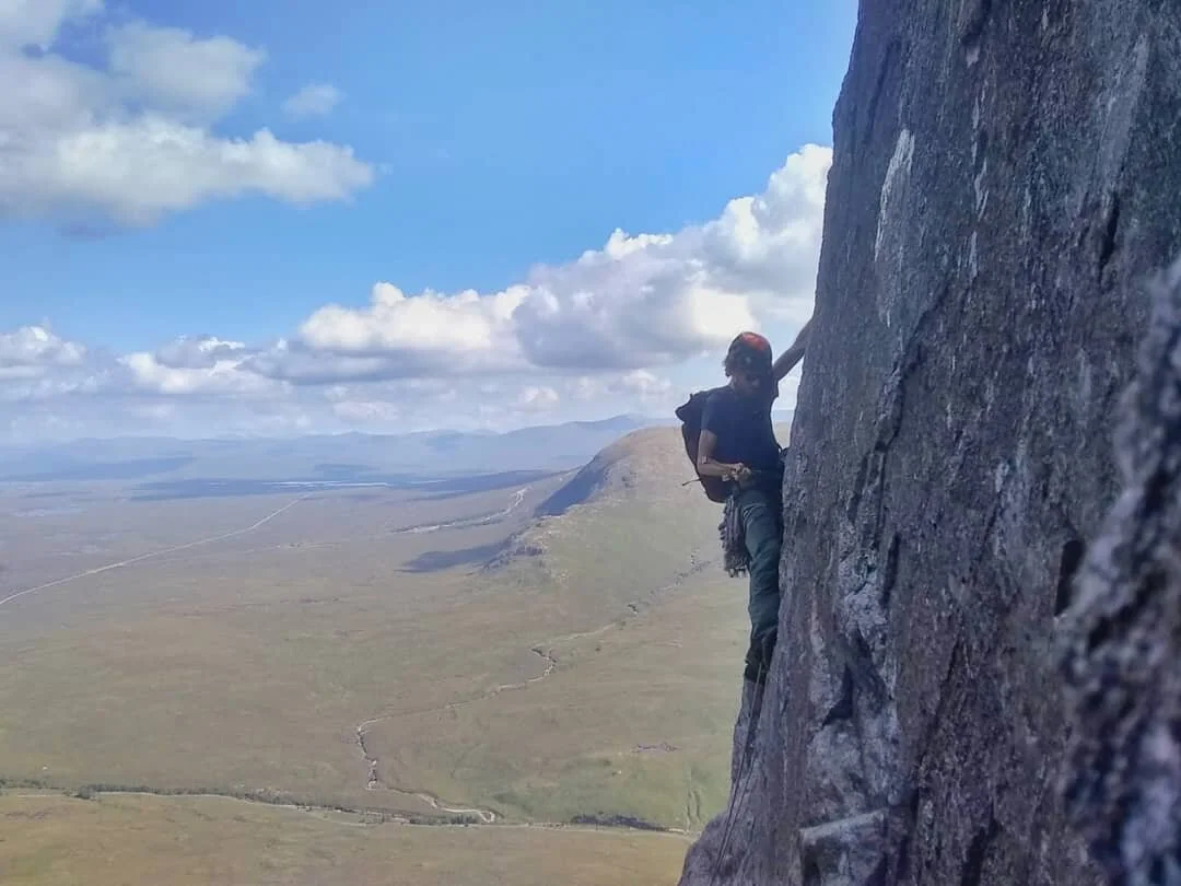 Spring weather is make me itch to climb again. 

After missing a whole winter season bring on a summer of classics (If we are ever allowed back out in Scotland again!!)

This epic on Buchaille Etive Mor, Glencoe was a fantastic route I'd happily repe