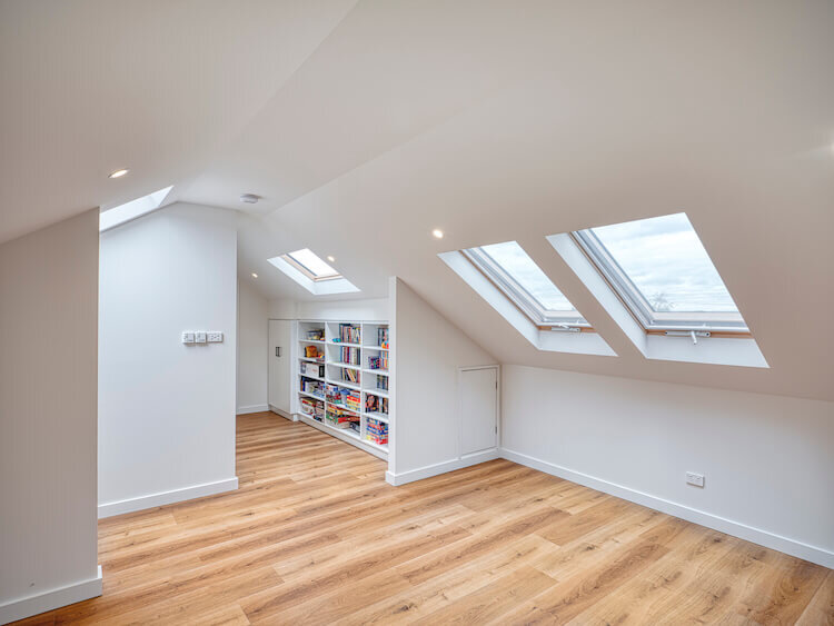 Single Storey Addition with skylights