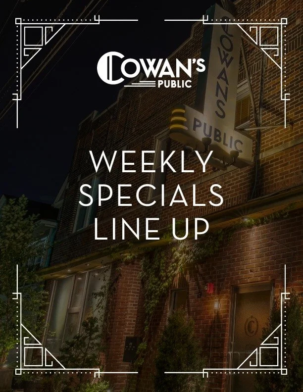 New weekly specials are live.
Swipe to see what&rsquo;s happening each day and pick your excuse to stop by Cowans Public.

#CowansPublic #NutleyNJ #NutleyEats #EssexCountyEats #NJFoodScene #NJRestaurants #WeeklySpecials