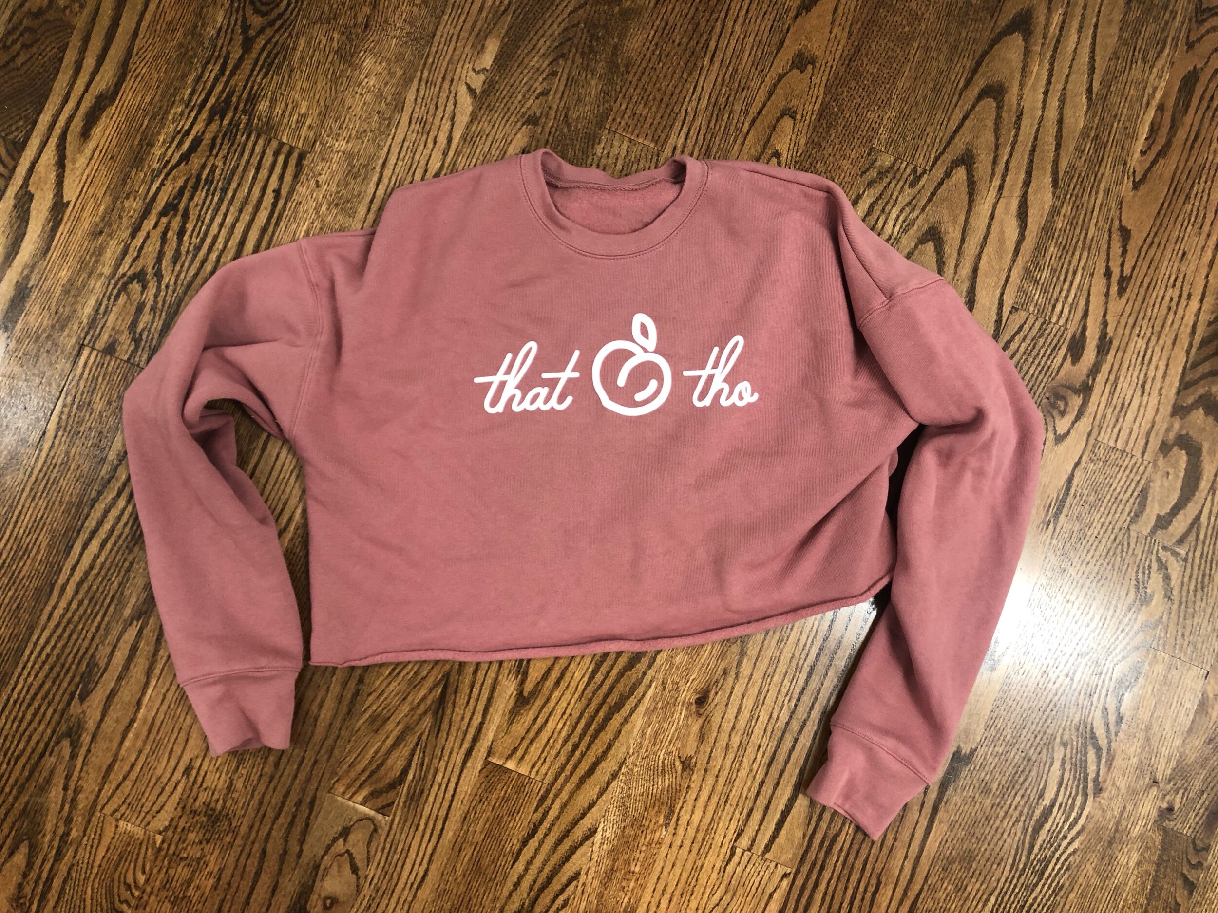 Cropped "That Booty Tho" Sweatshirt