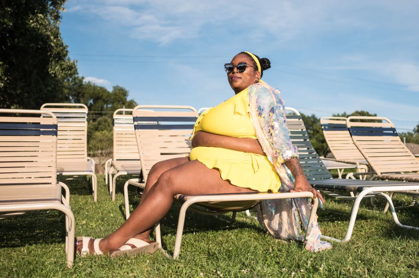 Fat Babes Club co-founder Jeanette Burchfield. (Megan Jelinger for The Lily)