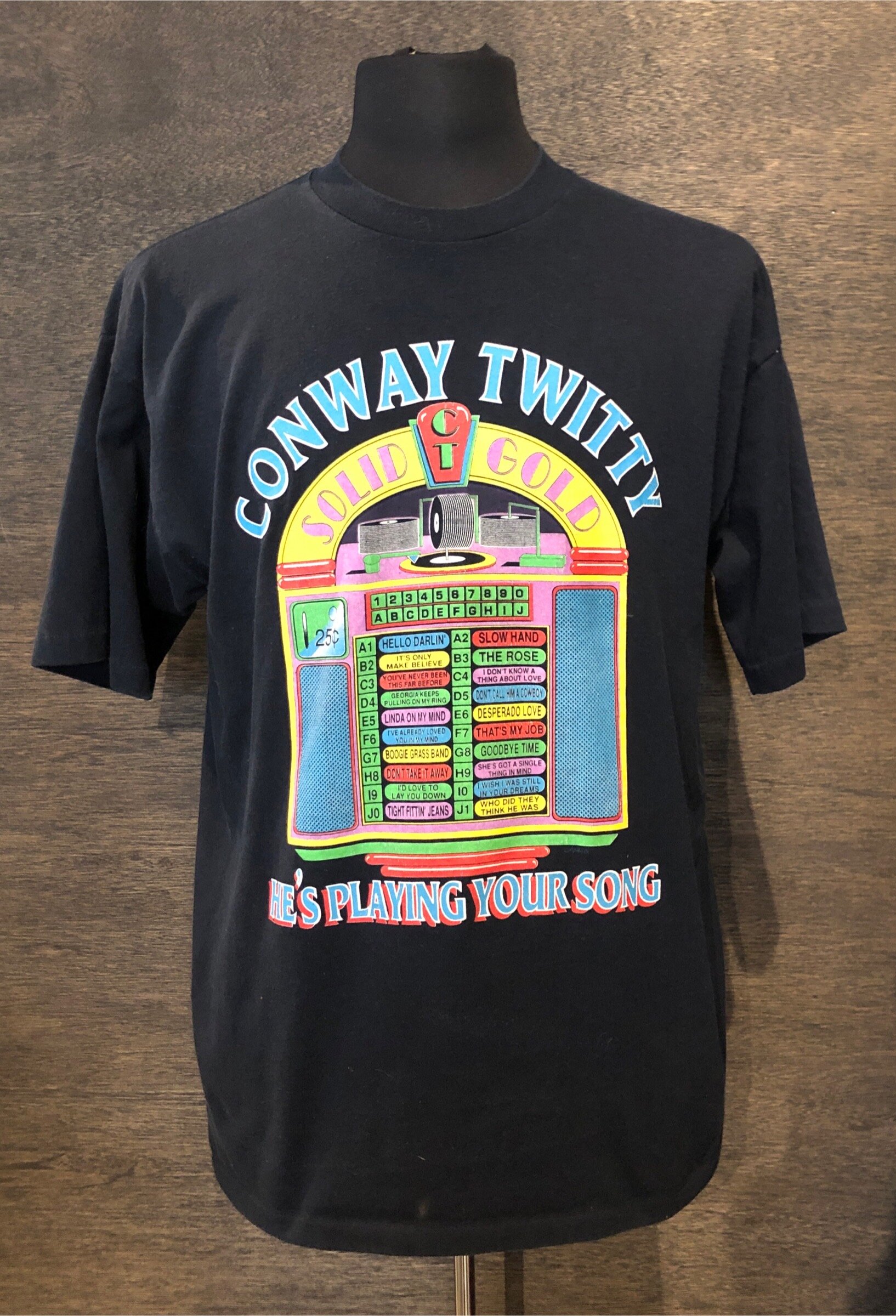 Vintage Conway Twitty Tshirt — Star 