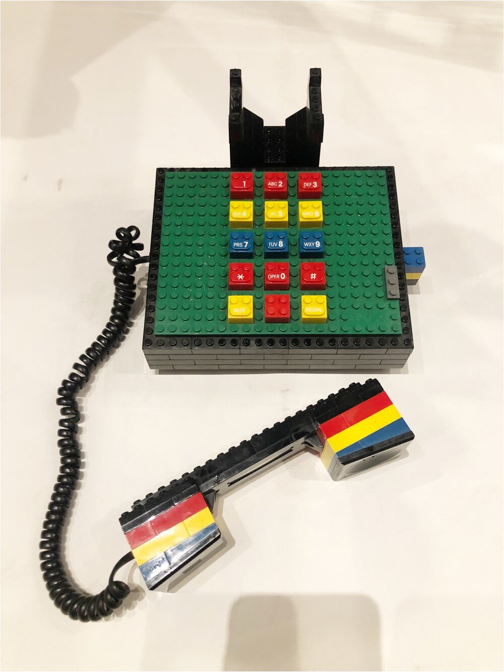 Incredible Vintage 1980's Tyco Super Blocks Lego Telephone — Star 