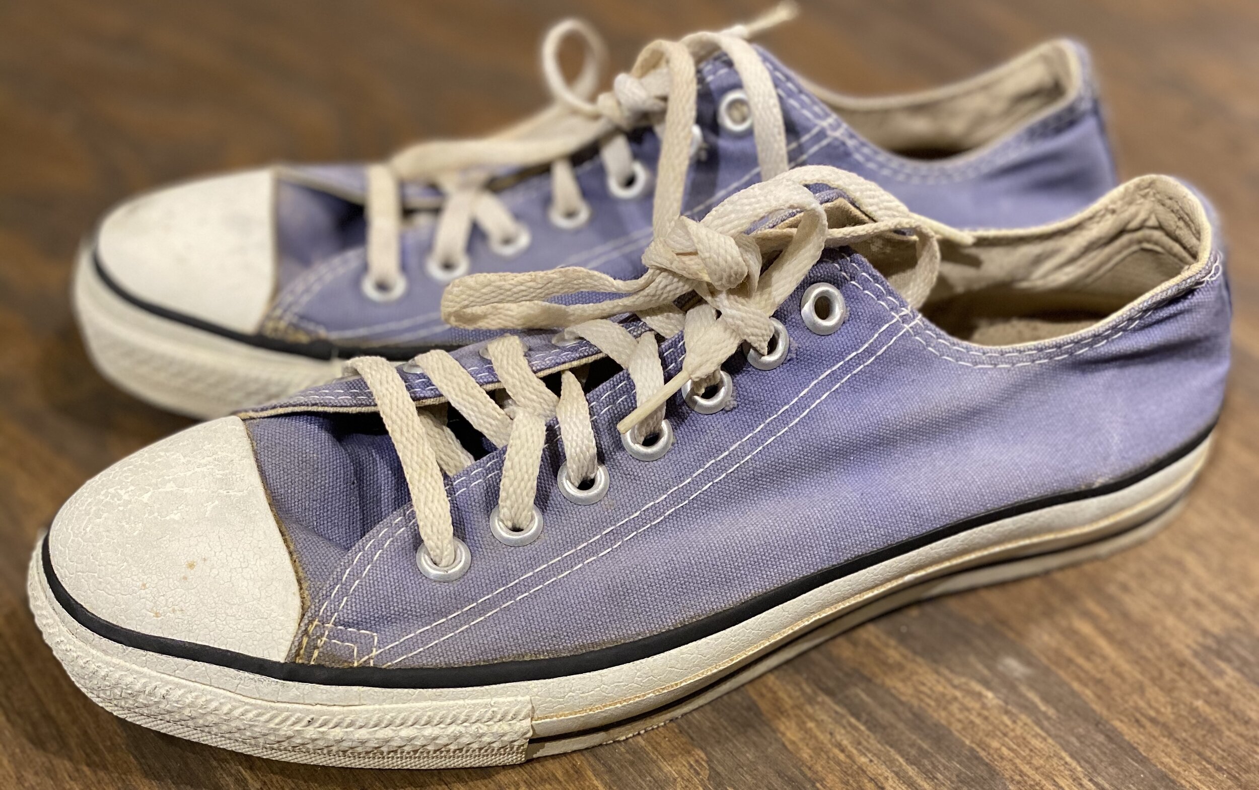 Vintage Periwinkle In The Converse All — Star Struck Vintage